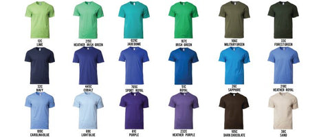 Gildan 76000 Unisex Premium Cotton T-Shirt  Size Chart