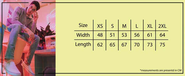 Gildan 88500 Unisex Hooded Sweatshirt – 285gm Size chart