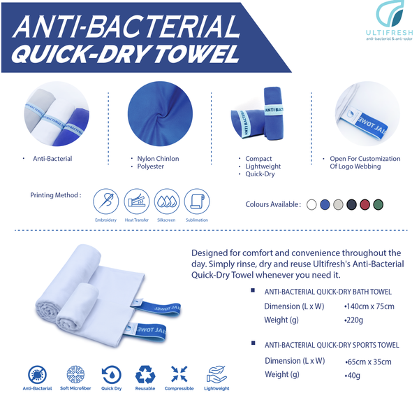 Anti-Bacterial Quick-Dry Towel Features