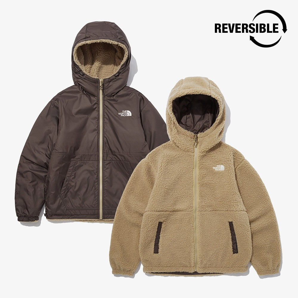THE NORTH FACE] PLAY GREEN RVS FLEECE HOODIE NJ4FP57C PALE_PINK
