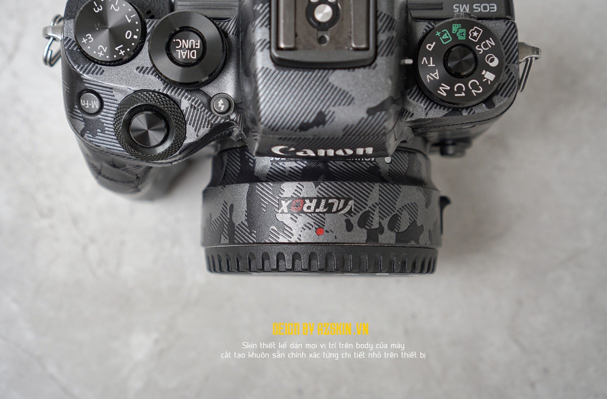 Skin máy ảnh Canon thiết kế bởi Azskin