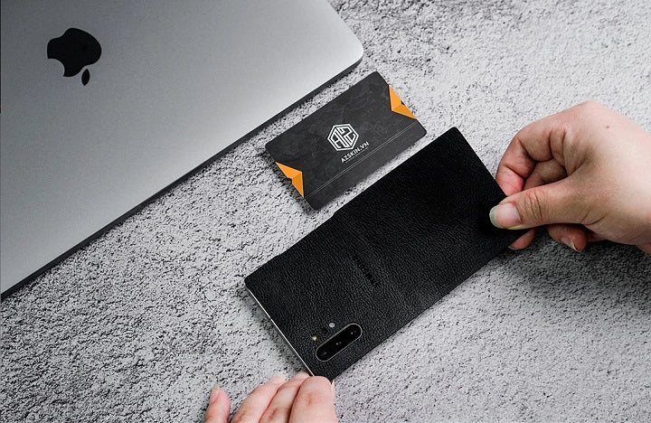 Hướng dẫn sử dụng miếng dán da điện thoại