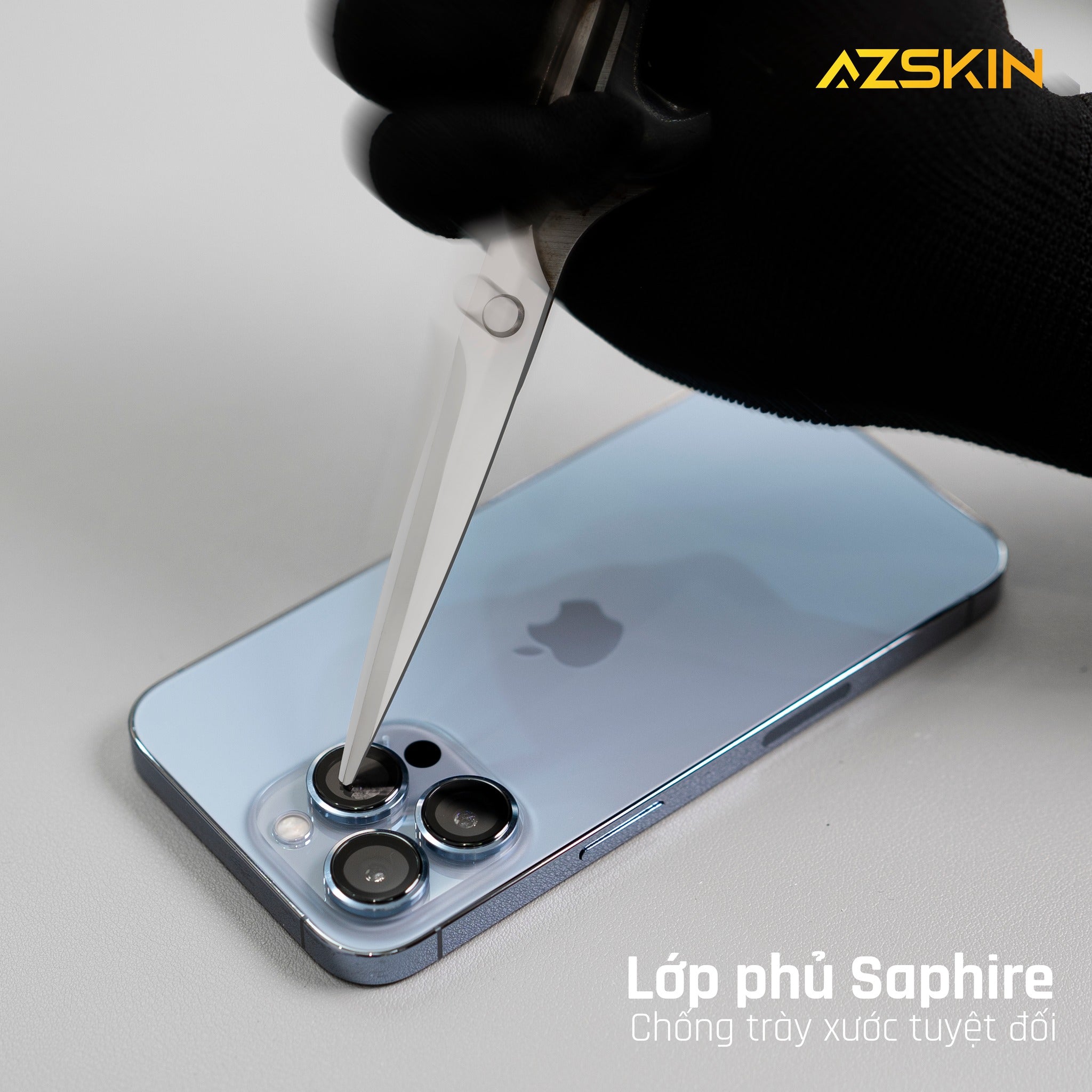 Kính phủ sapphire chống xước camera điện thoại