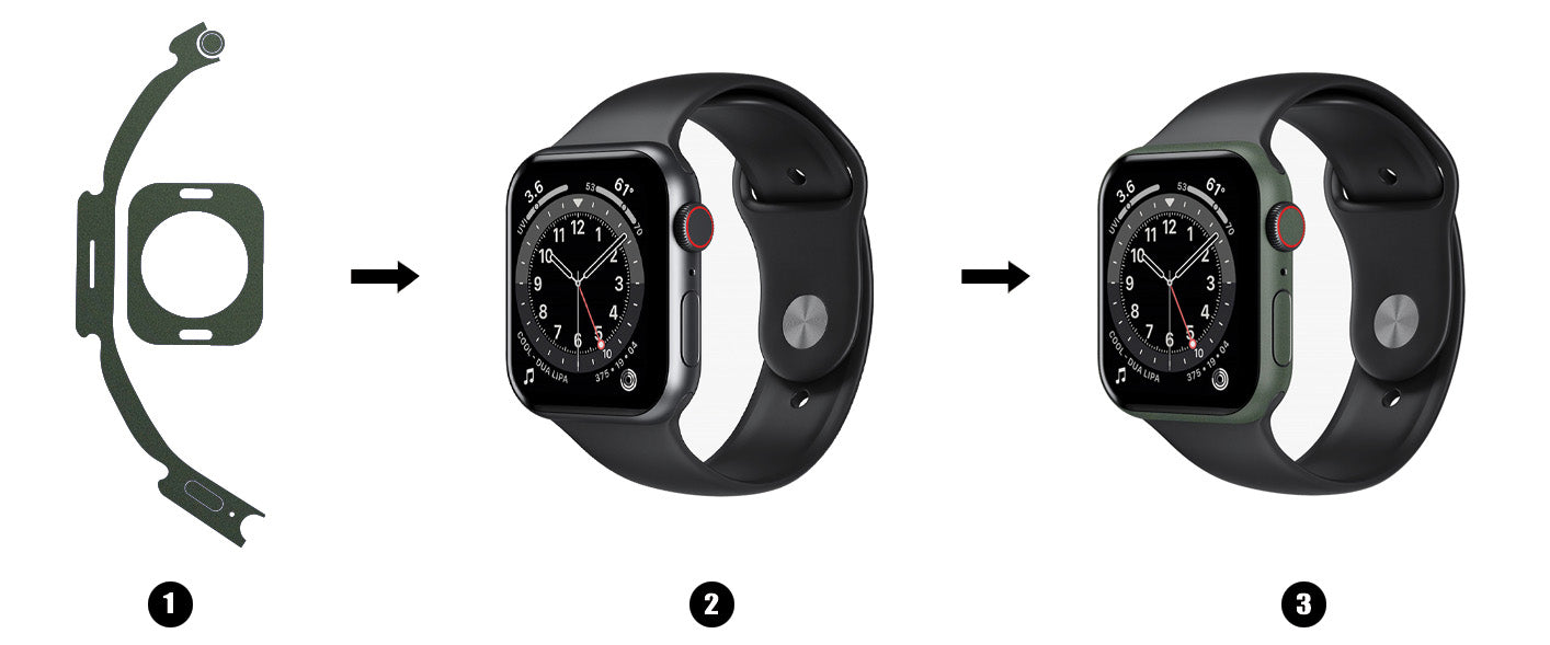 Quy trình thiết kế và dán skin Apple Watch