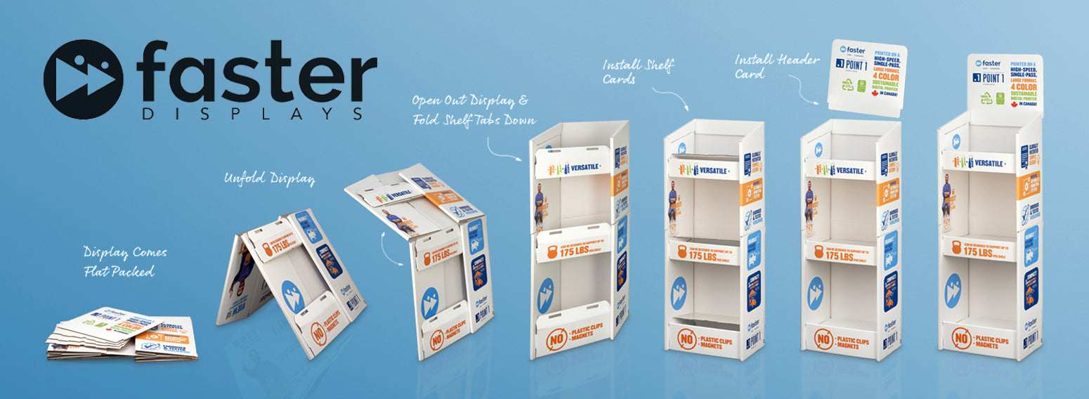 The Faster Display - POS Beverage Displays