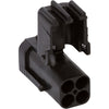 12015024 | 4 Position Black Square Weather Pack Male Connector