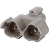 DT04-3P-P007 | Deutsch DT Series 3 Way Gray Y Receptacle Plug