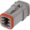 DT06-6S-E008 | Deutsch DT Series 6 Way Female Receptacle with Shrink Tube Modification