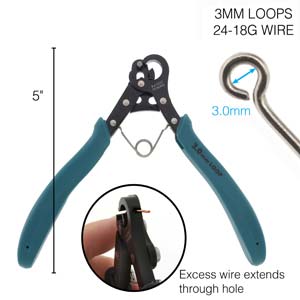 1 Step Eye Pin Looper Plier bends and Trims in 1 Step 2.25mm Loops -   Israel