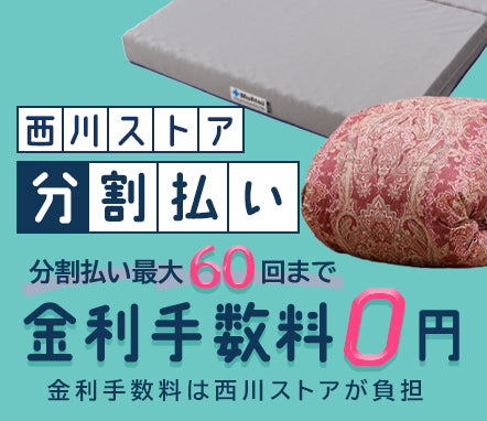 分割払い最大60回まで金利手数料0円