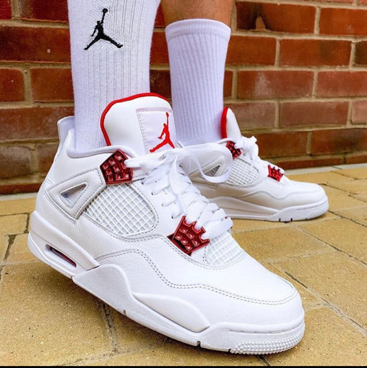 JORDAN RETRO 4 BLANCAS Y ROJAS – RetroZapas