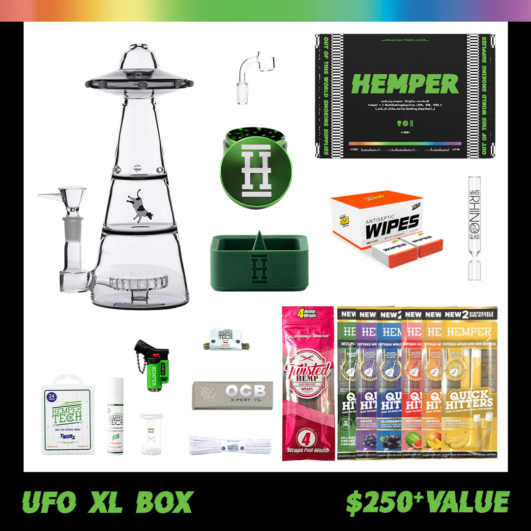  HEMPER - UFO Vortex Mothership XL Bong Box 