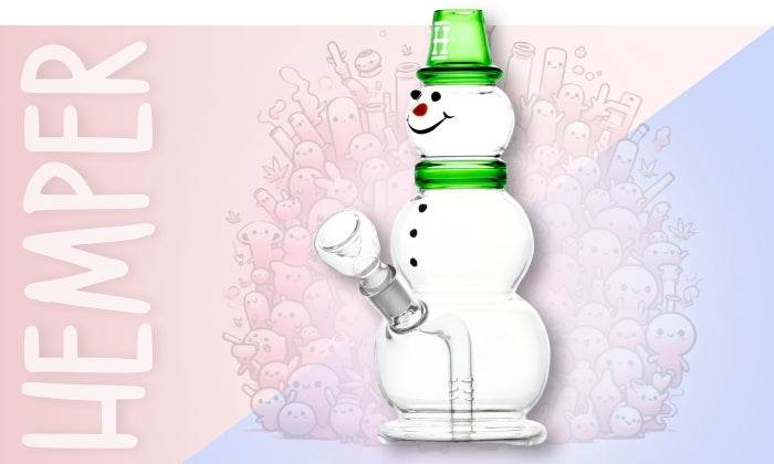 cozy snowman bong