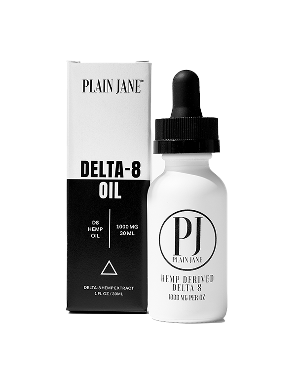  Plain Jane - Delta 8 Hemp Tincture | 1000 MG 