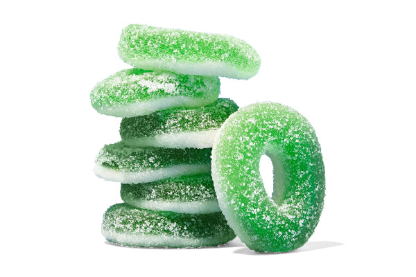  Plain Jane - Delta 8 Green Apple Rings | 375MG 