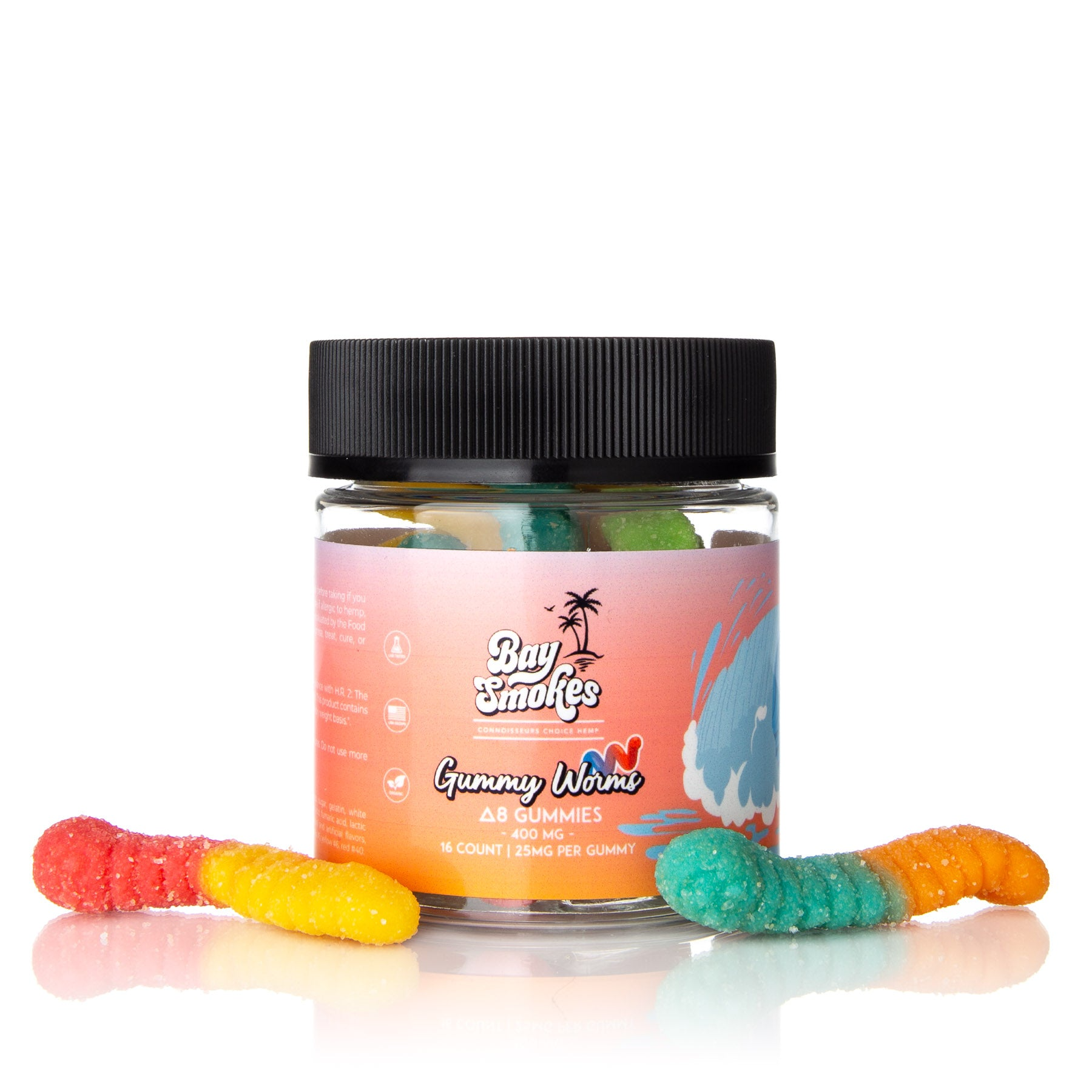  Bay Smokes - Delta 8 Gummy Worms | 400MG 