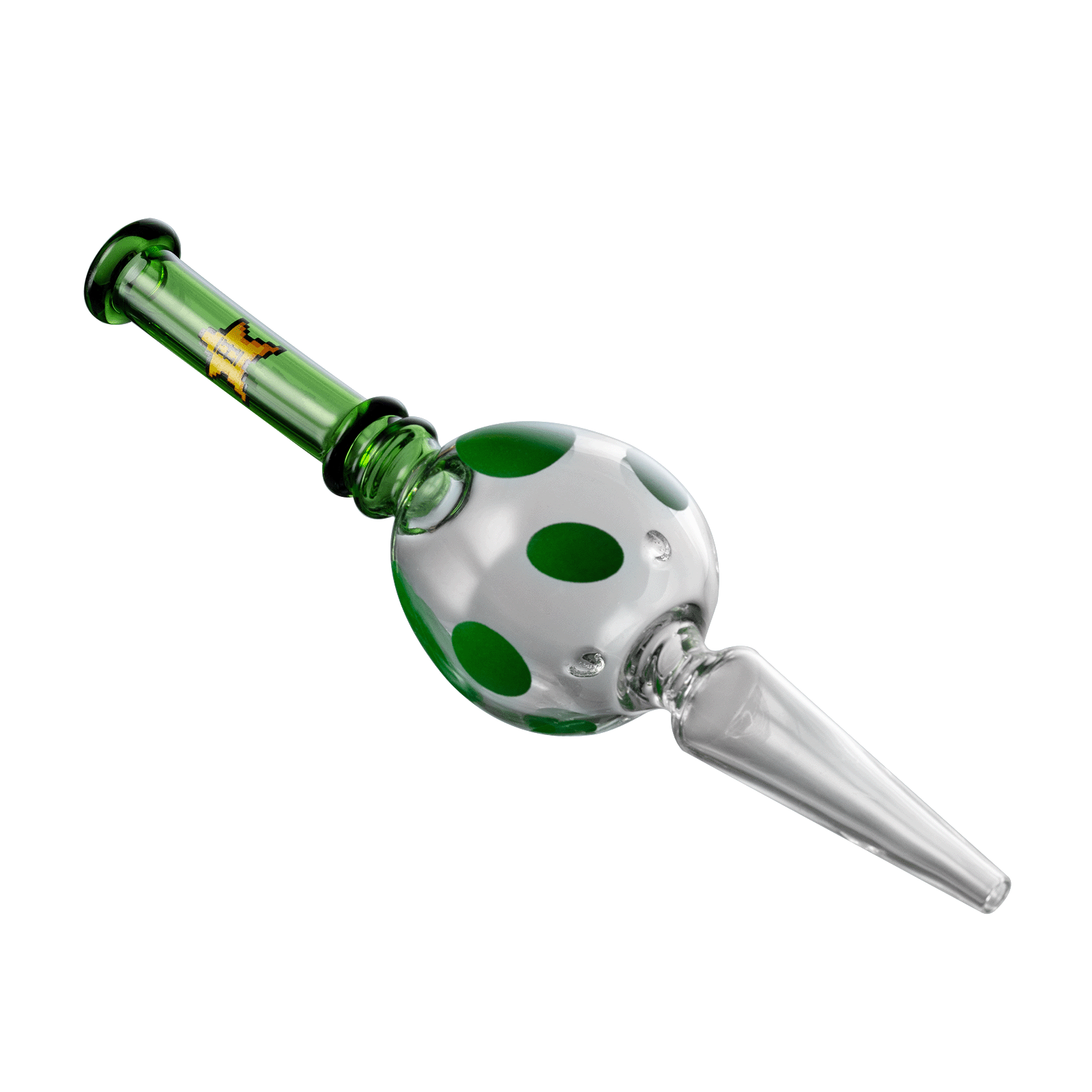  HEMPER - Spotted Egg Glass Vapor Straw 