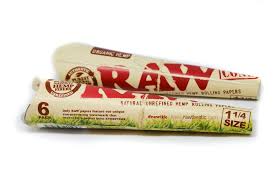  RAW - Organic 1 1/4 Cones 6 Pack 