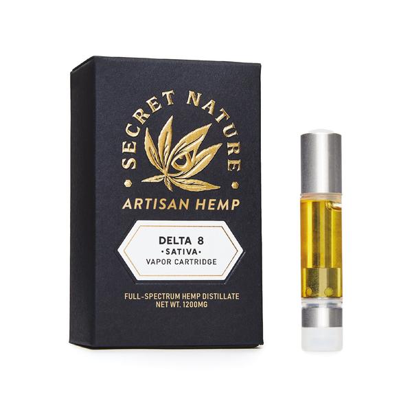  Secret Nature - Super 8 Delta 8 Vape Cart | 1200MG 