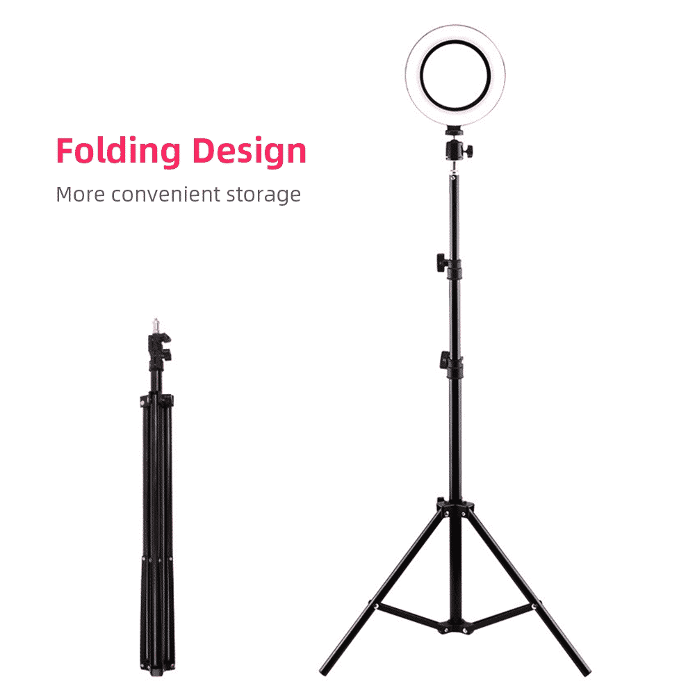 Billede af 10" LED Ring Light Tripod 160 Cm Høj