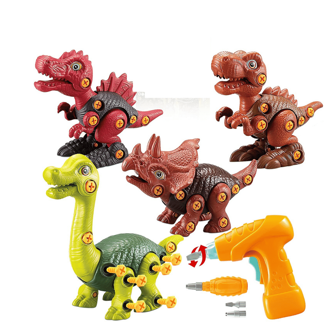 Se Dinosaur Børne Byggesæt med hele 4 forskellige dinoer hos iHero.dk