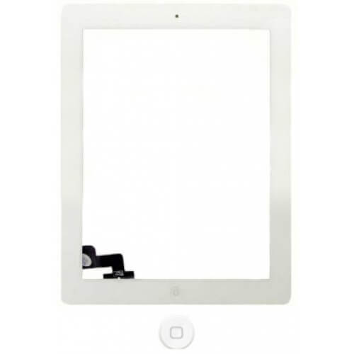 Billede af iPad 2 Glas (Digitizer/Touch) Hvid