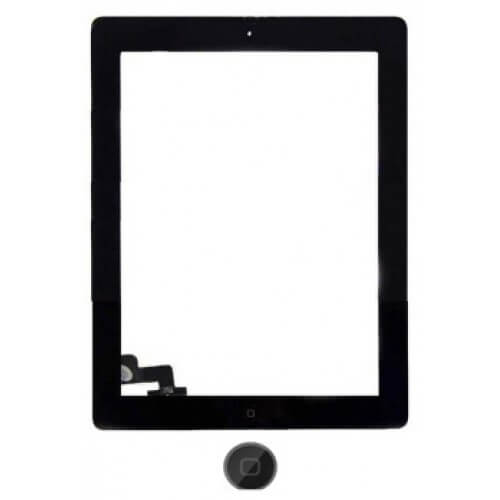 Billede af iPad 2 Glas (Digitizer/Touch) Sort