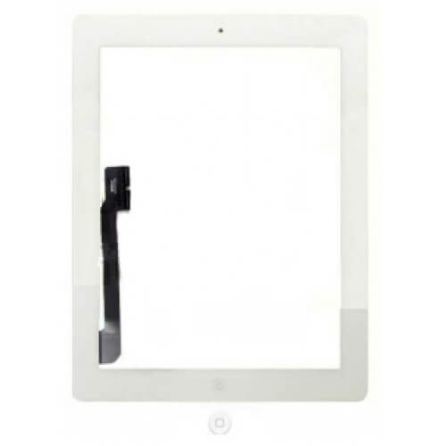Se iPad 3/4 Glas (Digitizer/Touch) Hvid hos iHero.dk