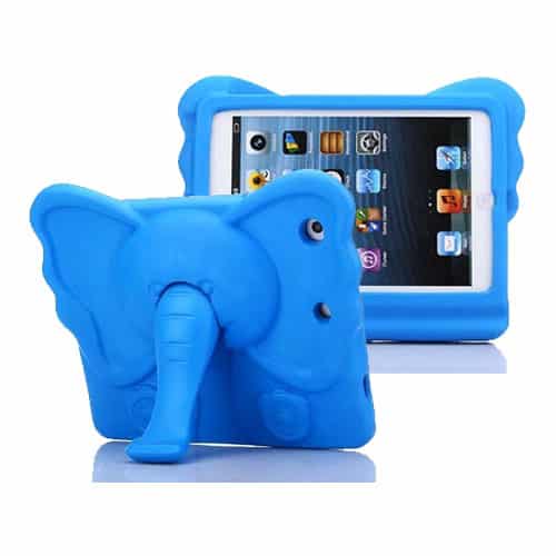 Se iPad AIR / AIR2 / Pro 9,7" Cover - Elefant Heii Kids - Blå hos iHero.dk