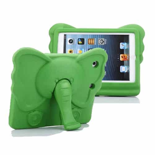 Billede af iPad AIR / AIR2 / Pro 9,7" Cover - Elefant Heii Kids - Grøn