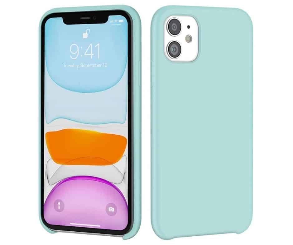 Billede af IPHONE 11 LIQUID SILIKONE COVER - Light Mint