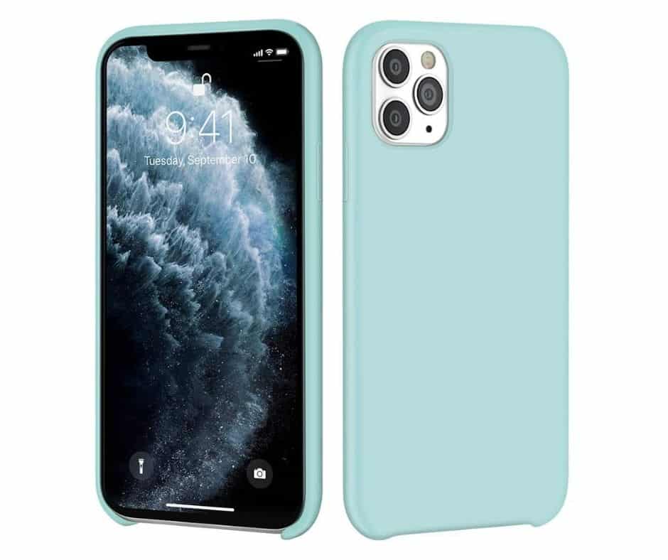 Billede af IPHONE 11 Pro LIQUID SILIKONE COVER - Light Mint