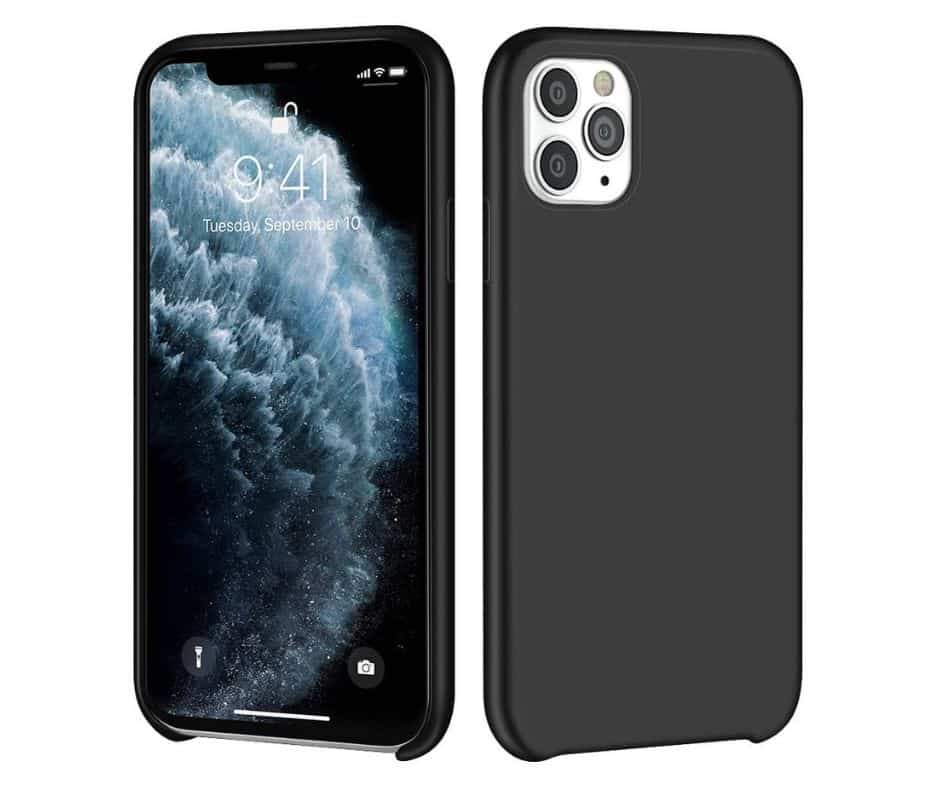 Billede af IPHONE 11 Pro LIQUID SILIKONE COVER - Sort