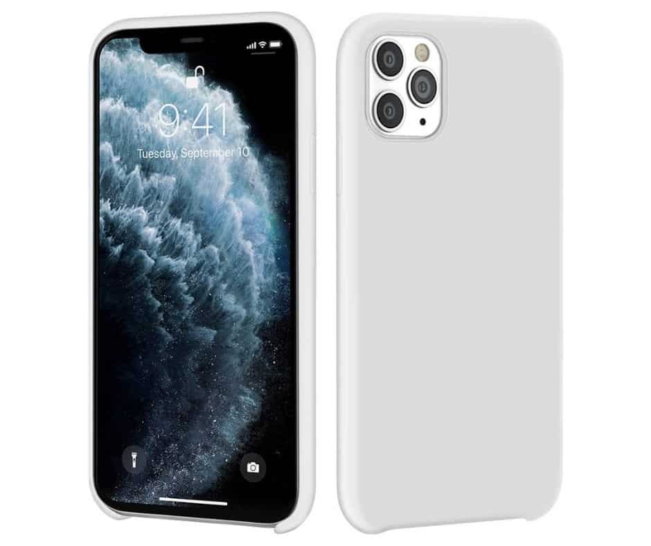 Billede af IPHONE 11 Pro Max LIQUID SILIKONE COVER - White