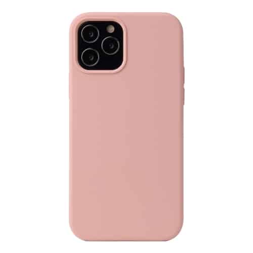 Se IPHONE 12 Mini LIQUID SILIKONE COVER - Pink hos iHero.dk