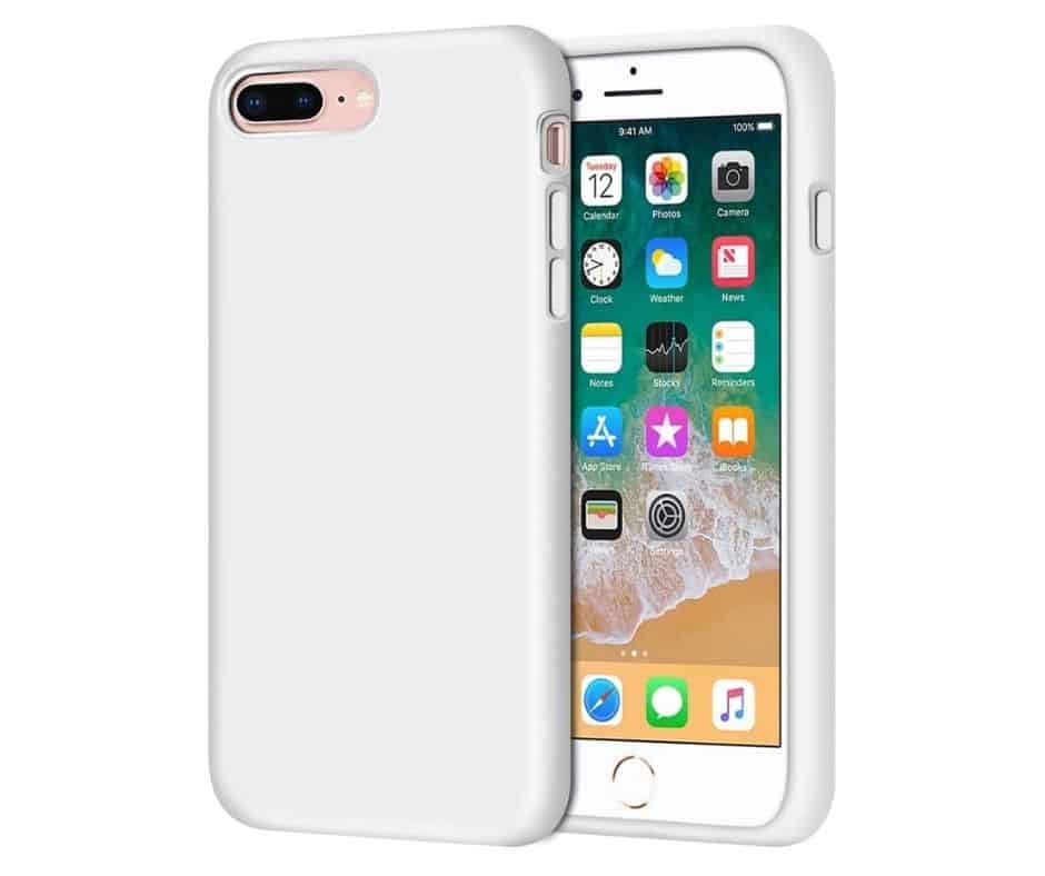 Billede af IPHONE 7+/8+ LIQUID SILIKONE COVER - Hvid