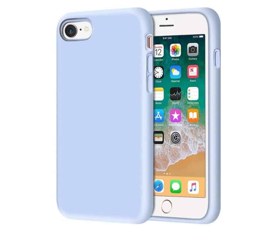 Billede af IPHONE 7/8/ SE 2020 LIQUID SILIKONE COVER - Light Blue