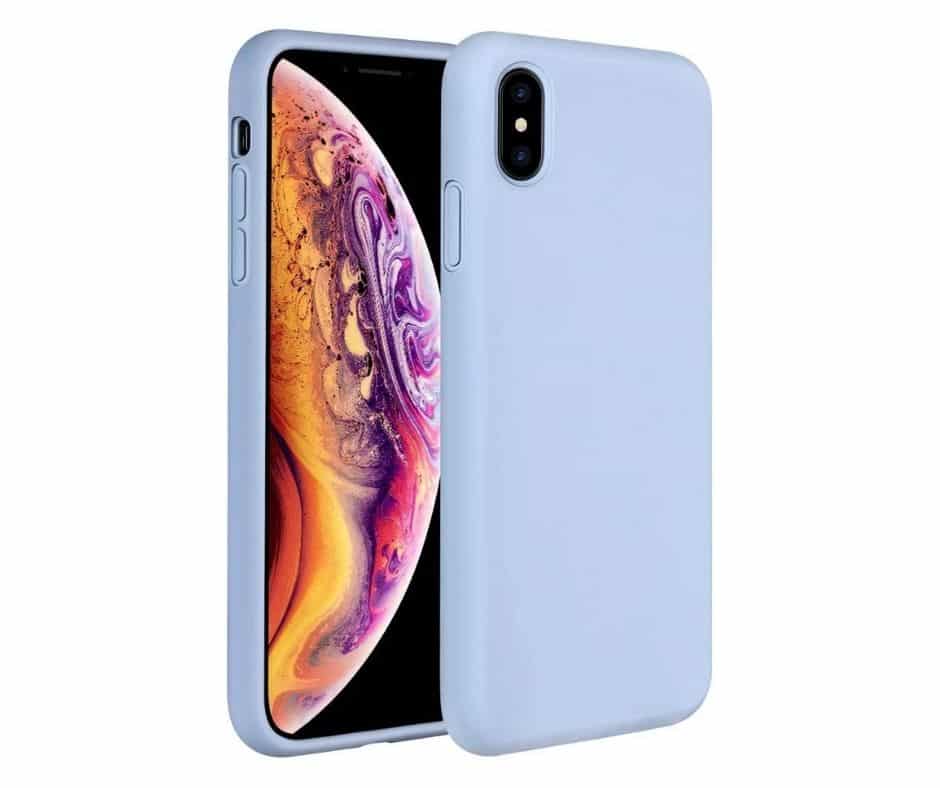 Billede af IPHONE XS Max LIQUID SILIKONE COVER - Clove Purple