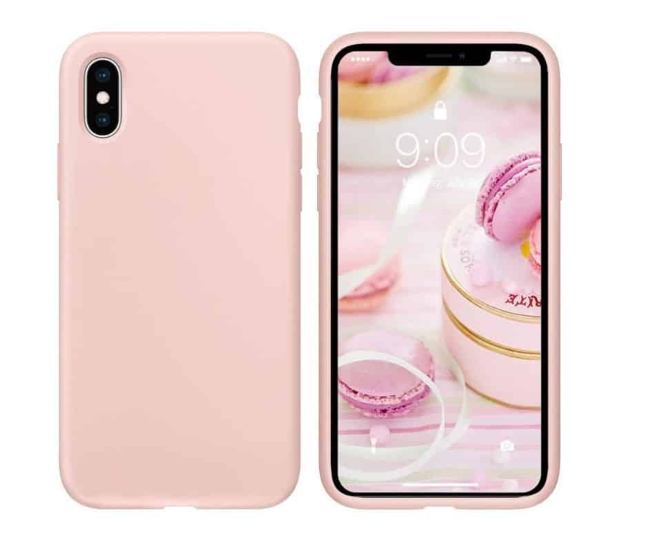 Billede af IPHONE X/XS LIQUID SILIKONE COVER - Pink