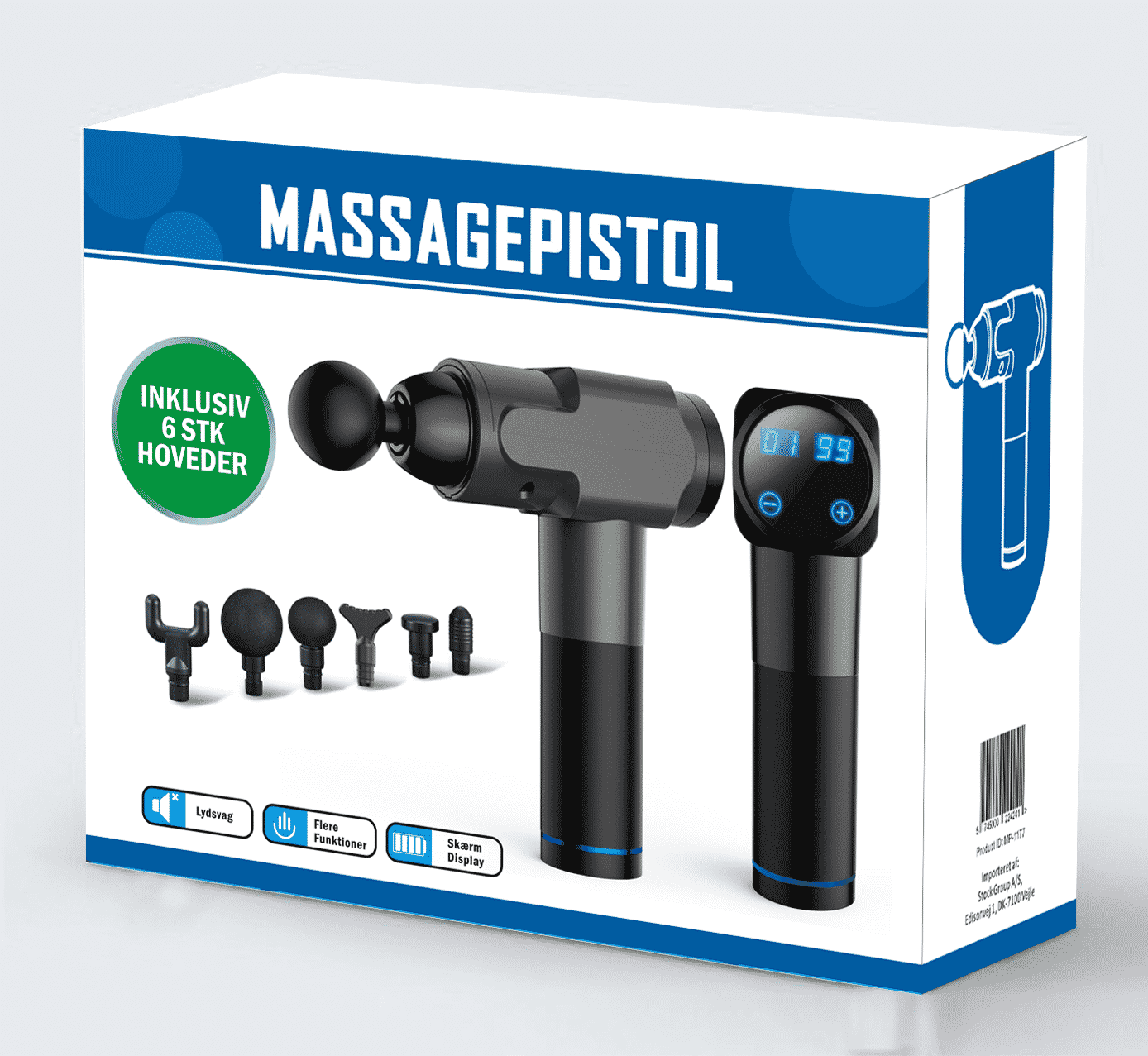 Se Massage Pistol Premium Edition (2021 model) hos iHero.dk