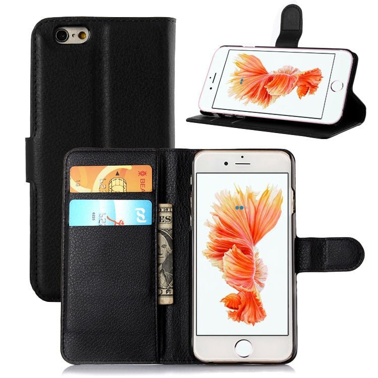 Billede af Premium Leather Wallet iPhone 11 Cover