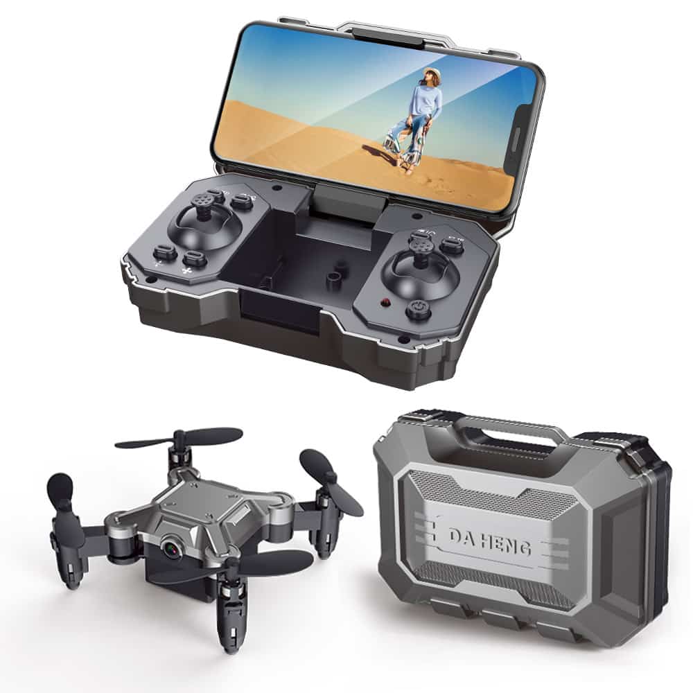 Se Premium MINI Drone med indbygget HD Kamera og Professionel Remote hos iHero.dk