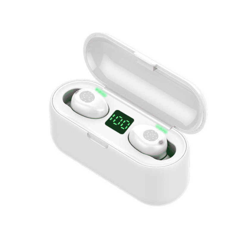 Premium trådløst Sports headset - Pearl White - Perfekt til sport