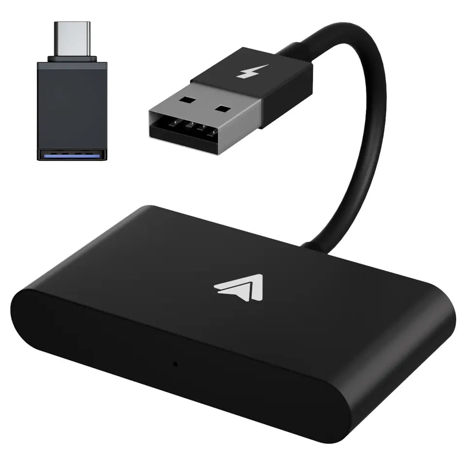 Se Trådløs Android Auto adapter til USB-A og USB-C hos iHero.dk