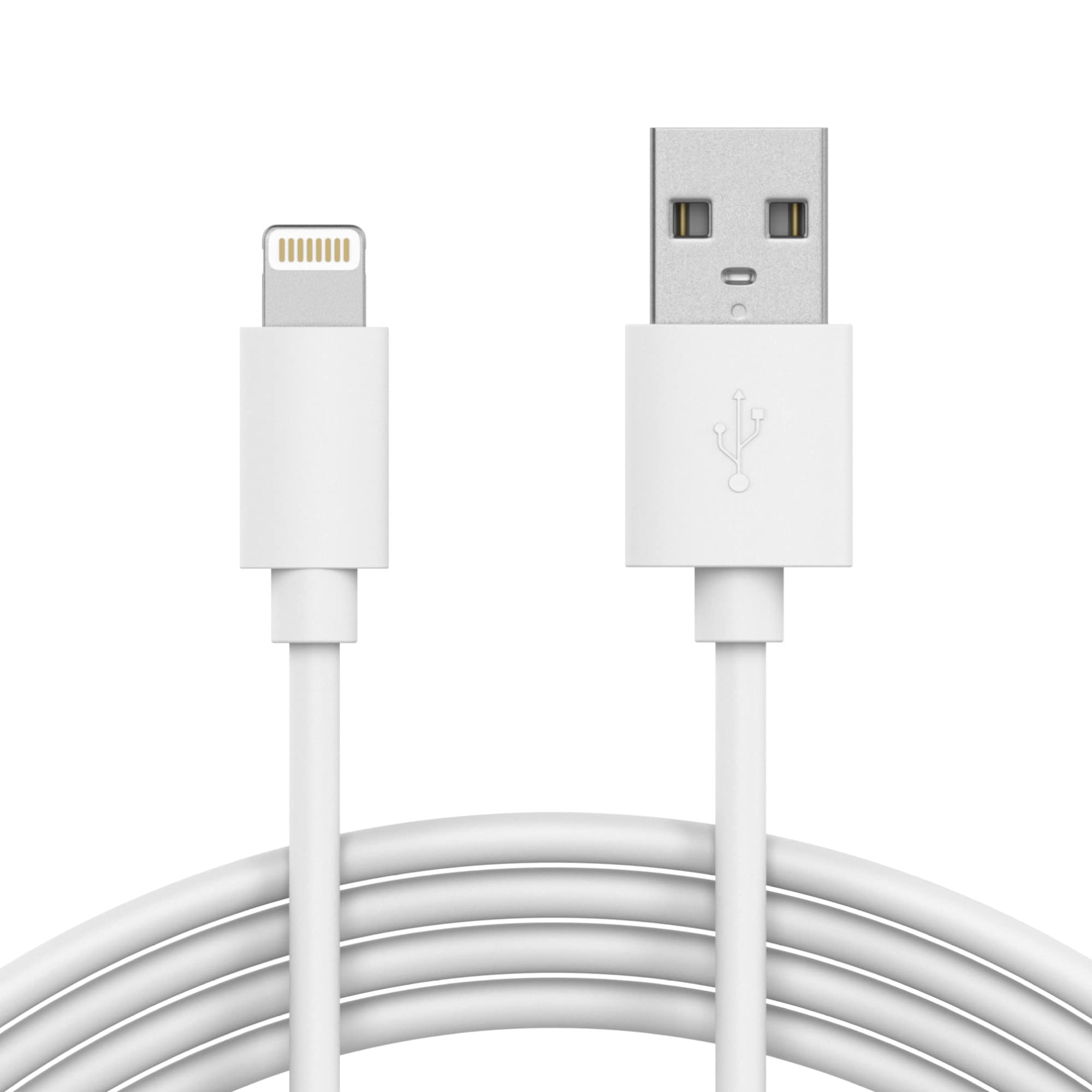 Se USB - Lightning oplader Kabel (flere længder) - 2 Meter hos iHero.dk
