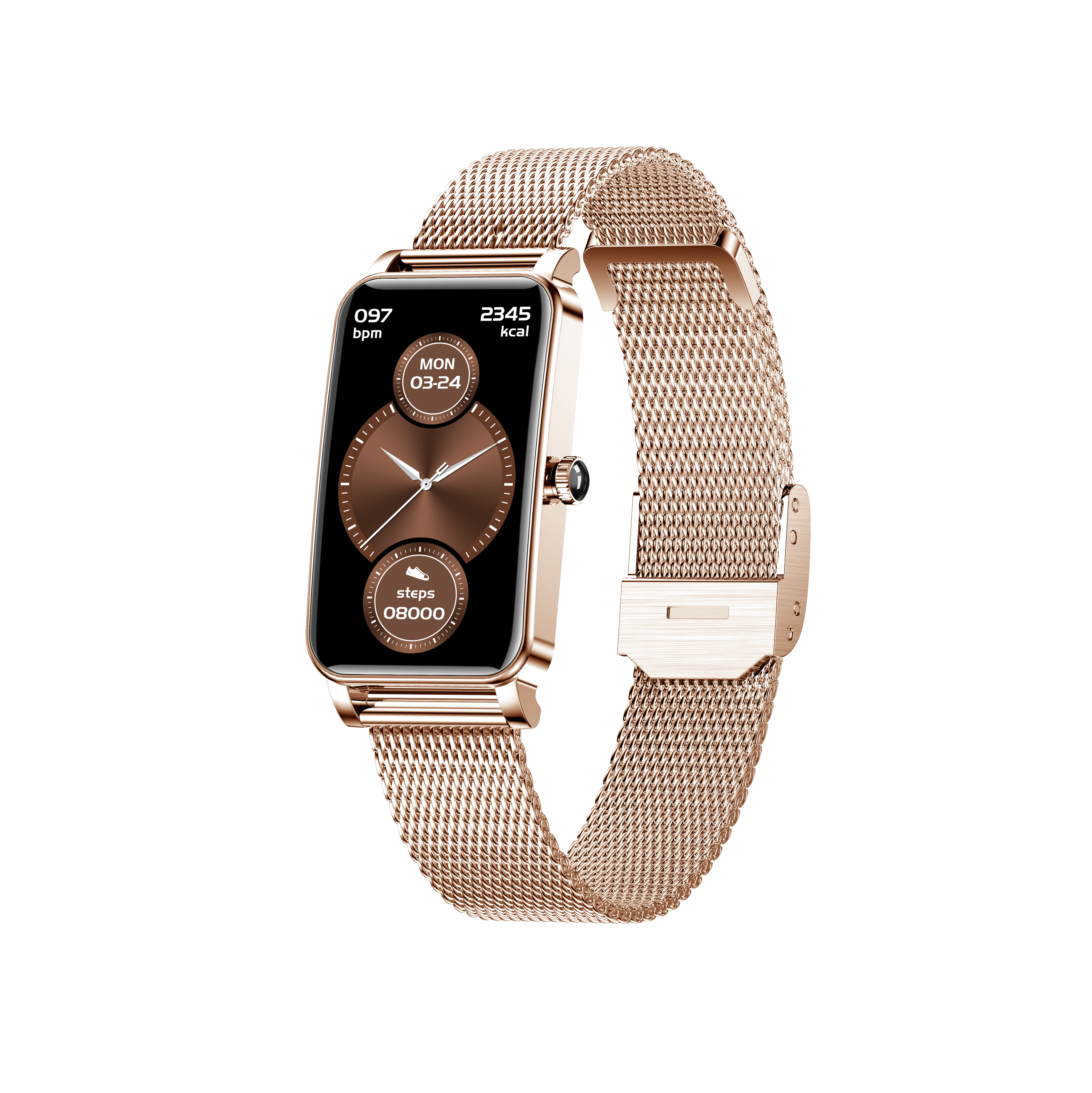 VivoDesire Smartwatch - Vandtæt Smartwatch måler puls, søvn, Blodiltning og meget mere