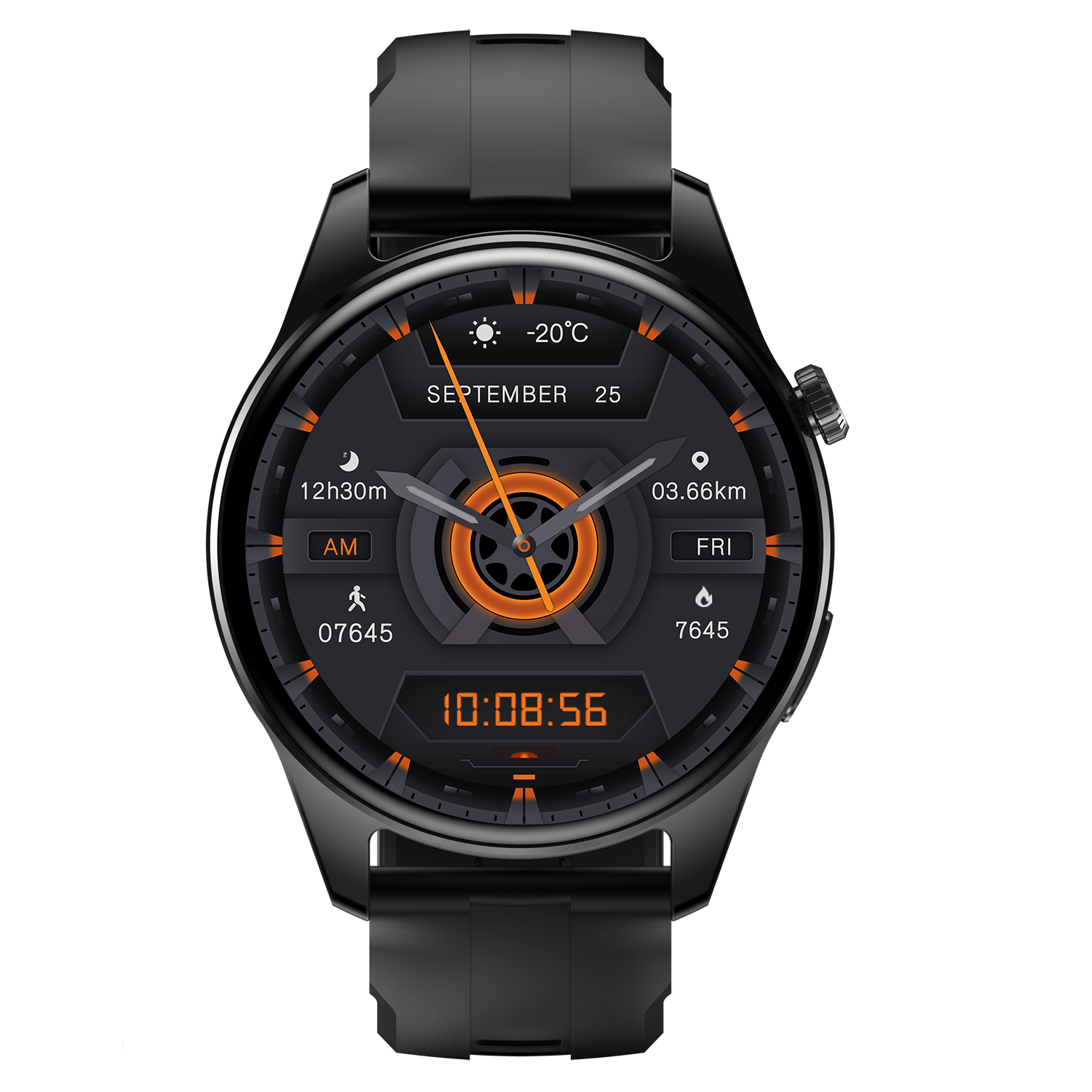 VivoPulse ZX23 AMOLED - Vandtæt Smartwatch med, Blodtryk, Blodiltnings måler og meget mere