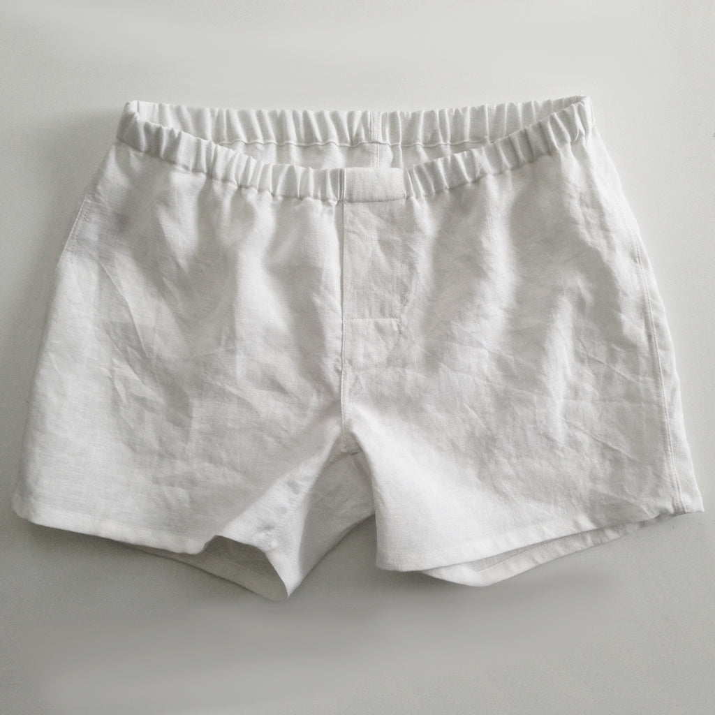 Linoto White Boxer Shorts
