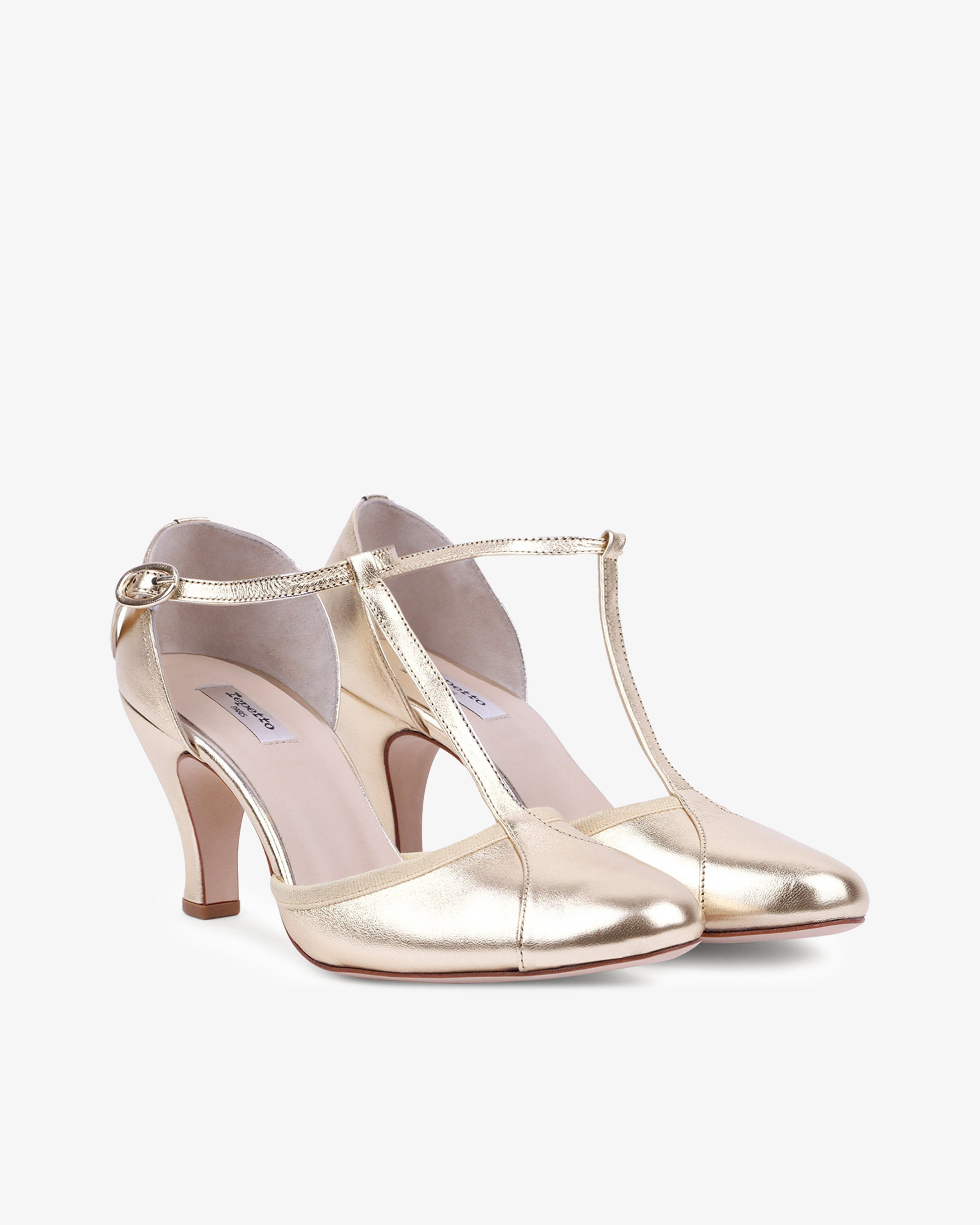 Repetto Paris | Terry pumps | Color Light gold and Silver