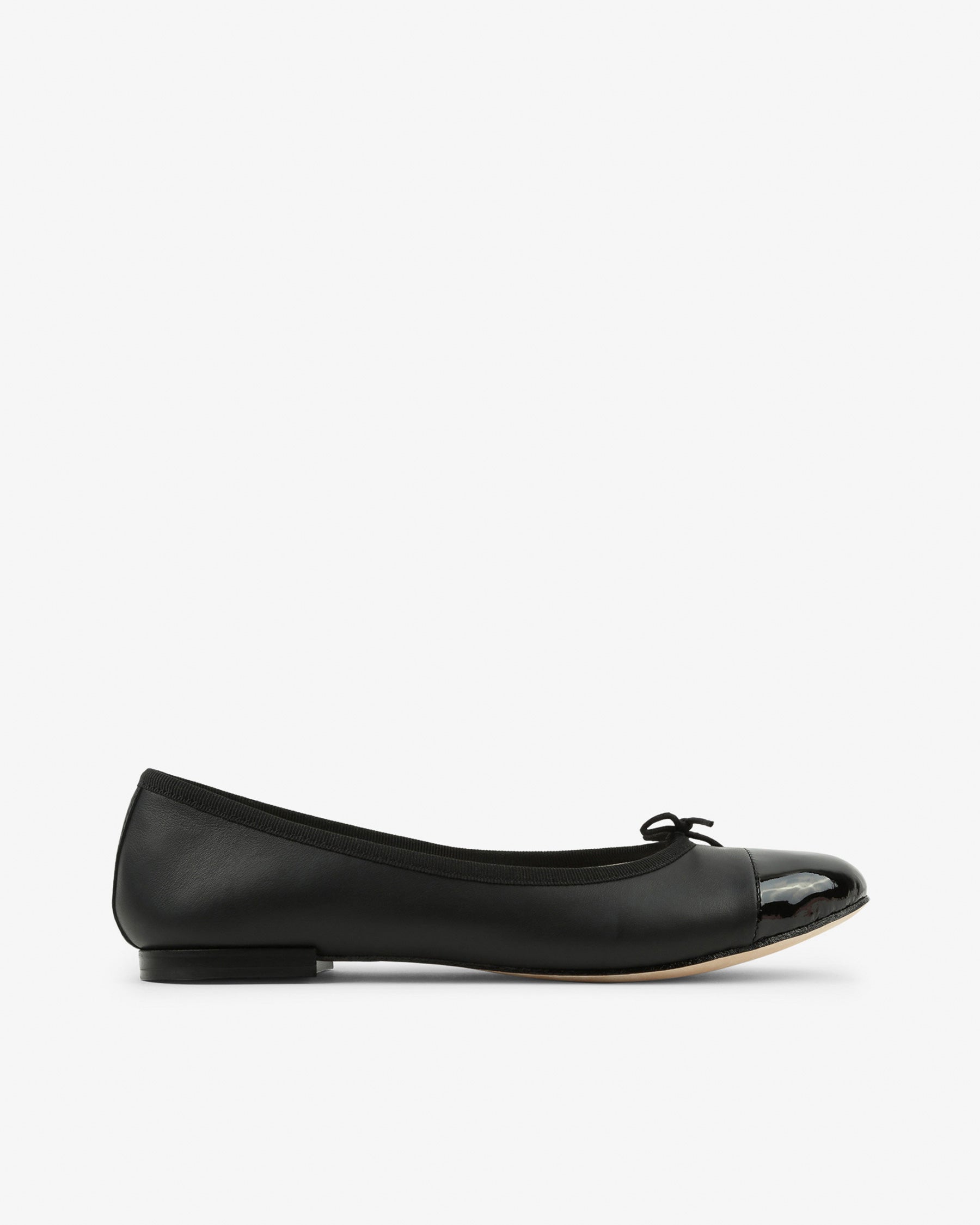 Cinderella ballerinas in Carbon Black leather – Repetto